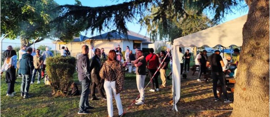 BBQ avec les élèves pilotes